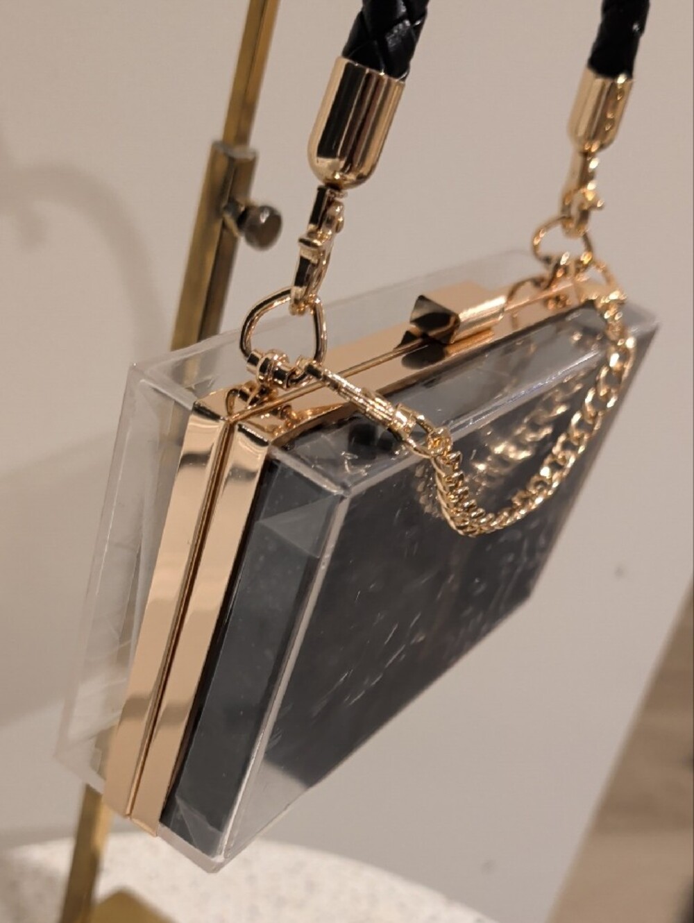 Upcycled YSL Blue Box Luxury Clutch - Picture 9 of 9